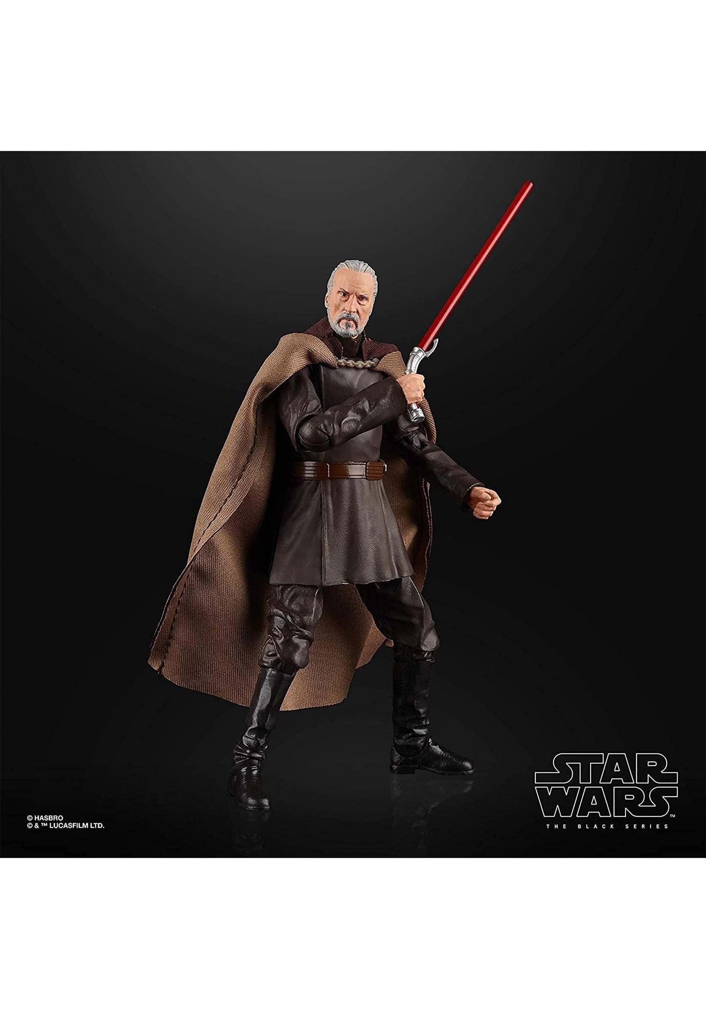 Star Wars The Black Seriescount Dooku Toy 6' Scale Attack Of The Clones Collectible Figure