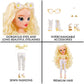 Rainbow High Delilah Doll With Albinism, Glasses & Mix-And-Match Outfits - Great Gift For Kids 6-12