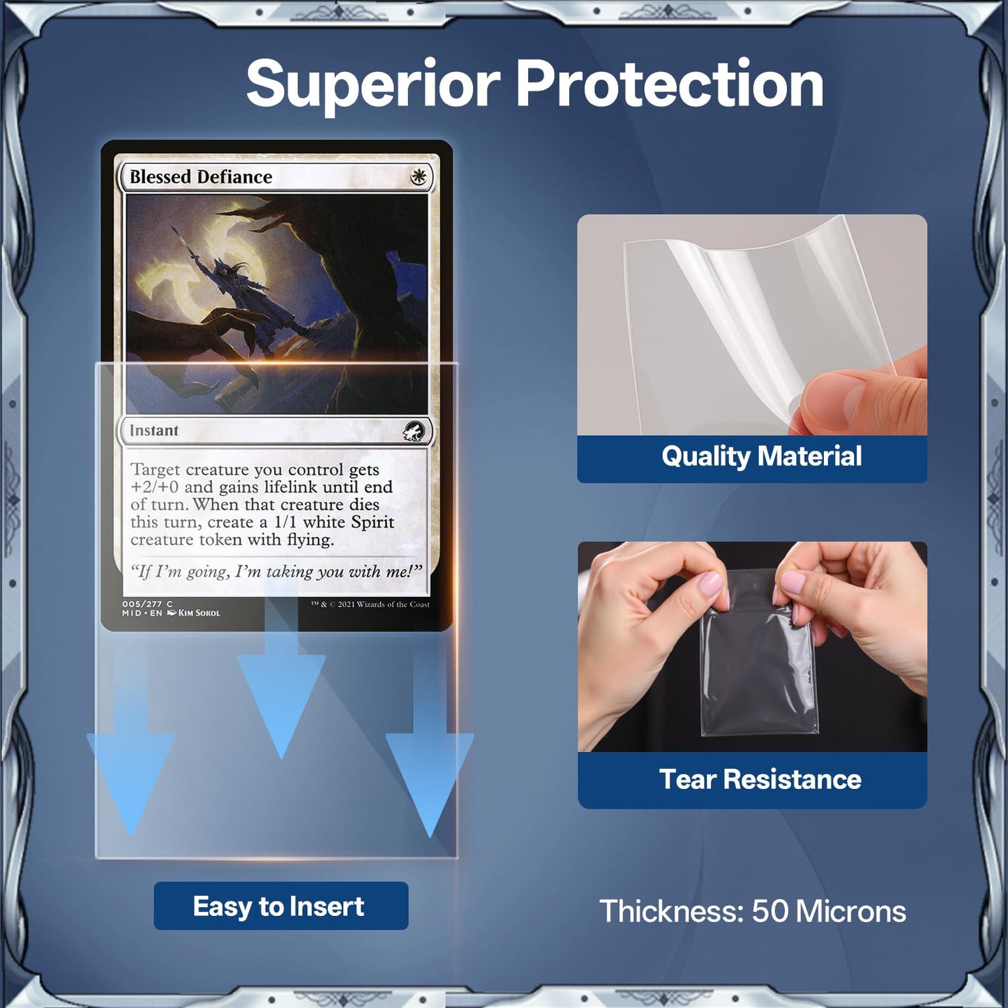 600ct MTG Matte Card Sleeves & 600ct Clear Card Sleeves  TCG Magic Deck Sleeve for Trading  Game Cards