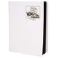 Monster Binder - 4 Pocket Trading Card Album - Matte White (Anti-Theft Pockets Hold 160+ Yugioh, Pokemon, Magic The Gathering Cards)