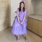 Ccjrlm Encanto Dress Mirabel Dress Encanto,Isabella Encanto Costume For Girls Cosplay Dress Up With Glasses Earrings 11-12 Years
