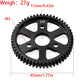 32P Spur Gear, 54T 0.8 Metric Pitch, Compatible With 32P, Hardened Steel 54 Tooth 0.8M Spur Main Gear For 1/10 Traxxas Ford Rust