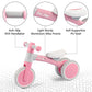 LOL-FUN Baby Balance Bike 1 Year Old Toy, Gifts for One Year Old Girl and Boys, Baby Toys 12-18 Months Birthday Gifts Pink