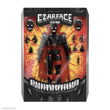 Super7 Ultimates! Czarface Czar Noir - 7' Czarface Action Figure With Accessories Hip Hop Collectibles And Retro Toys