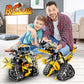 INSOON 520 PCS Robot Toys Building Set - App & Remote Control, 5-in-1 RC Wall Robot, Dinosaur, Plastic, Yellow, Model 8039, Gift for Kids 6