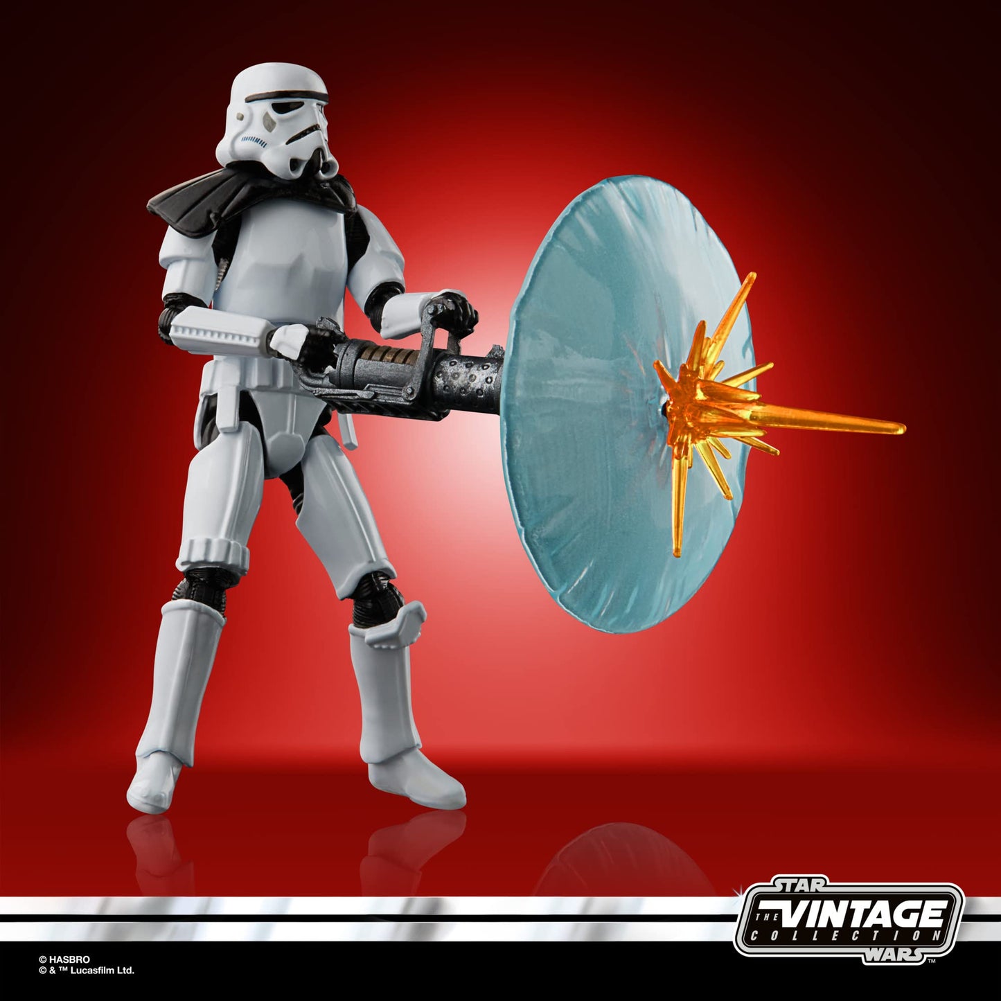 STAR WARS Vintage Collection Heavy Assault Stormtrooper 3.75" Action Figure - White, Plastic, Model F5556