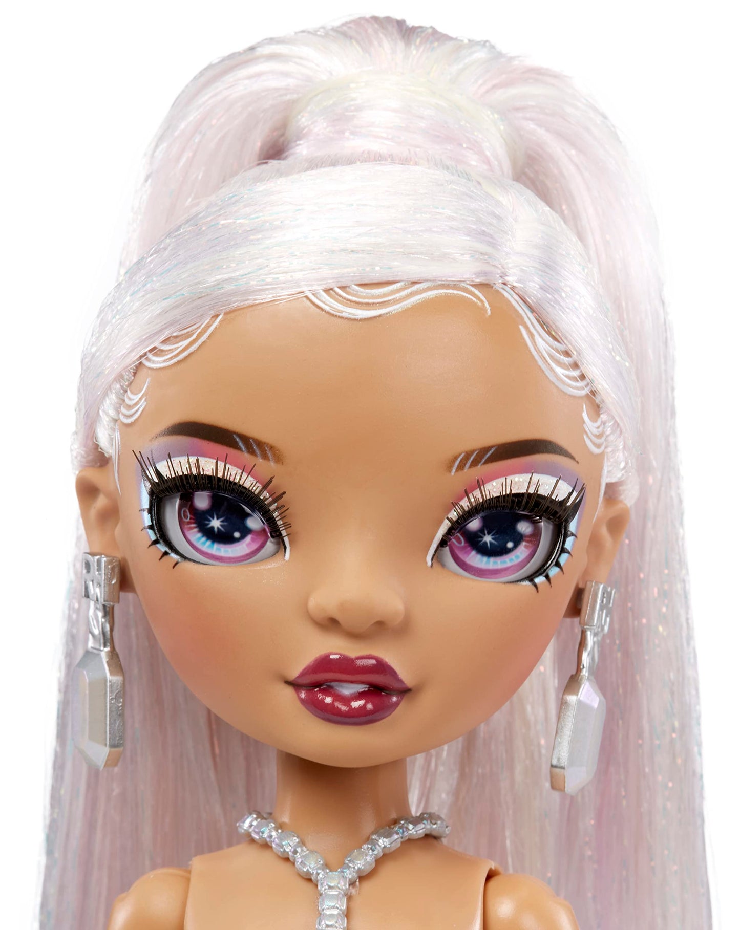 2022 Holiday Edition Roxie Rainbow High Doll With Multicolor Hair And Iridescent Gown - Great Gift