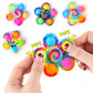 Fidget Spinner Bulk 4 Pack, Easter Basket Stuffers Sensory Fidget Toys For Kids Adults, Fidget Spinners Anxiety Stress Relief, A
