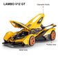 SASBSC Diecast Metal Lambo V12 Race Car Toy - Yellow, Light & Sound, Pull Back, for Boys Ages 3-8, Perfect Gift for Birthdays & Christmas