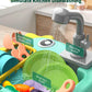 Geyiie Mini Toddler Sink Toy, Play Sink with Running Water, Automatic Water Cycle System and 13Pcs Rich Kitchen Accessories, Kid