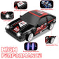 YUAN PLAN Remote Control Car 1/24 2.4GHz 4WD RC Drift Car, Rechargeable High Speed RC Cars with Cool Lights, Two Batteries and E