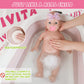 Ivita 20 Inch Full Silicone Baby Dolls,Not Vinyl Dolls,Real Full Body Silicone Baby Dolls Reborn Newborn Baby Dolls - Girl