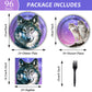 Wiooffen 96 Pcs Wolf Party Supplies Plates Napkins Forks Tableware Set Wolf Animal Birthday Disposable Dinnerware Decoration For