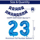 Naninuneno 23Rd Blue Birthday Party Decorations For Boy Girl Men Women, Happy 23 Birthday Balloons Supplies With Happy Birthday