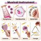 Buyger Baby Musical Instruments Set - Wooden Xylophone, Small Size, Model YR-0161, Montessori Educational Gifts for Toddlers