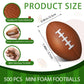 Civaner 500 Pcs Mini Foam Footballs for Adults 1.46 x 0.98 Inch Small Football Stress Balls Sports Fidget Ball for School Carniv