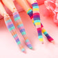 Sotiff 10 Pairs Doll Lace Stockings Handmade Long Sock Christmas Elf Doll Accessories Legging For Diy Doll Clothes Toy(Groovy Style)