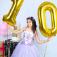 10 Balloon Number, Gold Number 10Th Birthday Balloons 40 Inch, 10 Years Old Gold Birthday Decorations For Boys Girls, 10Th Anniv
