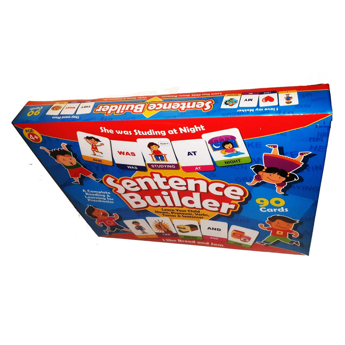 NILSEA, CJE Sentence Builder, Learn Your Child Nouns, Pronouns, Verbs, Tenses & Sentences | Educational Games
