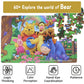 60 Piece Jigsaw Puzzles For Kids Ages 4-8 Winnie The Pooh Puzzle- Family Game Reduced Pressure Toy Gift For Children (2500)
