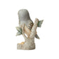 Enesco 4056970 Jim Shore Heartwood Creek White Woodland Owl On Branch Stone Resin Figurine, 4.49', Grey