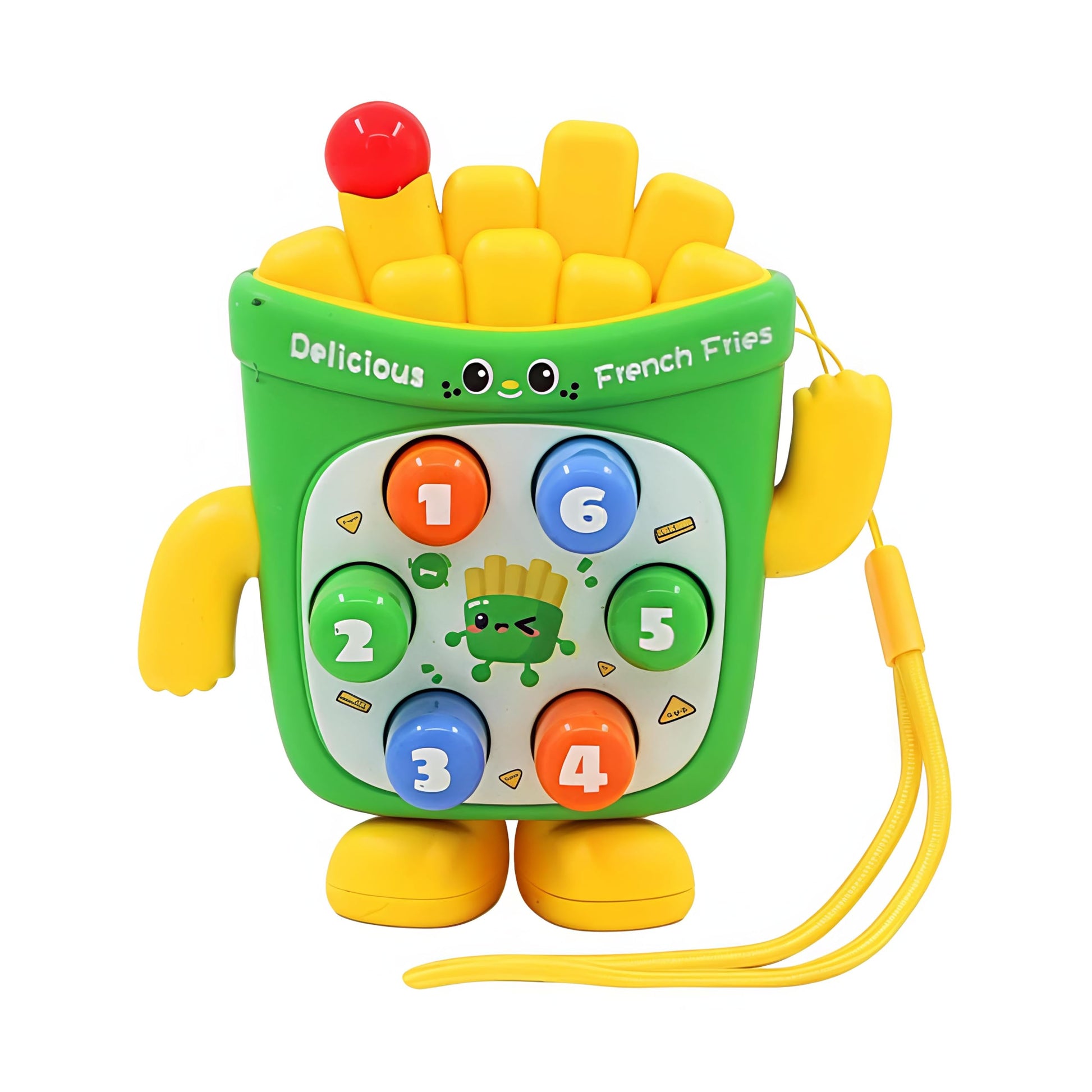 Funblast French Fries Press Toy  Learning Toy For Babies, Number Recognition Buttons, Early Educational Toys For Toddlers, Inte