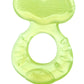 Nuby Silicone Teethe-Eez Teether With Bristles, Includes Hygienic Case, Green (Pack Of 1)