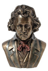 Veronese Design 6 1/2 Inch Ludwig Van Beethoven Bust Cold Cast Resin Bronze Finish Statue Realistic Figurine