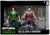 DC Collectibles Batman Vs Teenage Mutant Ninja Turtles - Ra's Al Ghul & Shredder Figure 2 Pack limited availability