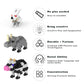 Jellydog Toy Mini Building Blocks Animals,Party Favors For Kids,12 In 1 Stem Toys Building Sets, Assorted Mini Animals Building