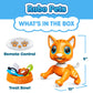 Power Your Fun Robo Pets Cat For Girls And Boys - Remote Control Robot Toy Interactive Hand Motion Gestures, Robot Toys Smart St