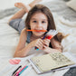 CAGIE DIY Journal Set for Girls Age 8-12, Gifts for 9-11 Year Olds, Diary with Lock, Personalize and Decorate Scrapbooks Kit