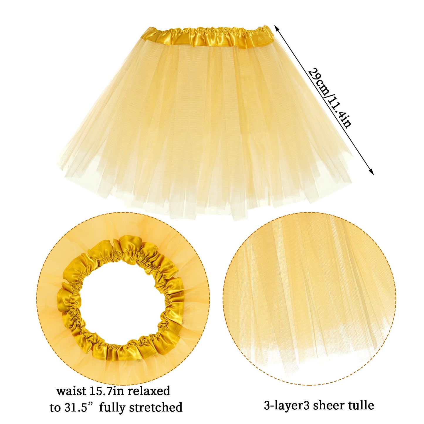 Jmkcoz Lion Ears Headband Tail Bowtie Tutu Costume Set, Lion Halloween Animal Fancy Dress Up Cosplay Party Favor