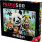Anatolian Puzzle - Zoo Selfie, 500 Piece Jigsaw Puzzle, #3596