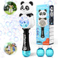 Aooess Bubble Machine For Kids Ages 4-8 Years Old: Light Up Bubble Wand Bubble Machine For Parties Outside Toys For Toddlers 3-5