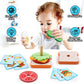 Kizh Wooden Sandwich Sorting Stacking Toys Play Food Set For Toddlers Preschool Educational Montessori Toys Fine Motor Toys For Kids Boys Girls