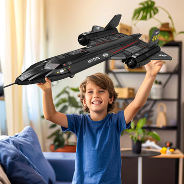 Fighter Jet Toy Building Sets - 1775 Peice Large Model Airplane Kit For Adults Boys Girls, Military Toys Are Suitable For Milita