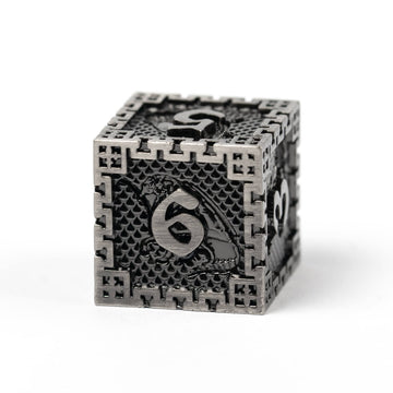 UDIXI 7PCS Metal DND Dice Set, Polyhedral D&D Dice Set Dragon d n d Dice for Dungeons and Dragons, Metal Dice Set d&d for Role P