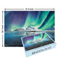 Beduke Jigsaw Puzzles For Adults 1000 Pieces Northern Lights Precise Interlocking Thick Sturdy 1000 Piece Puzzle Family Game Age 14+
