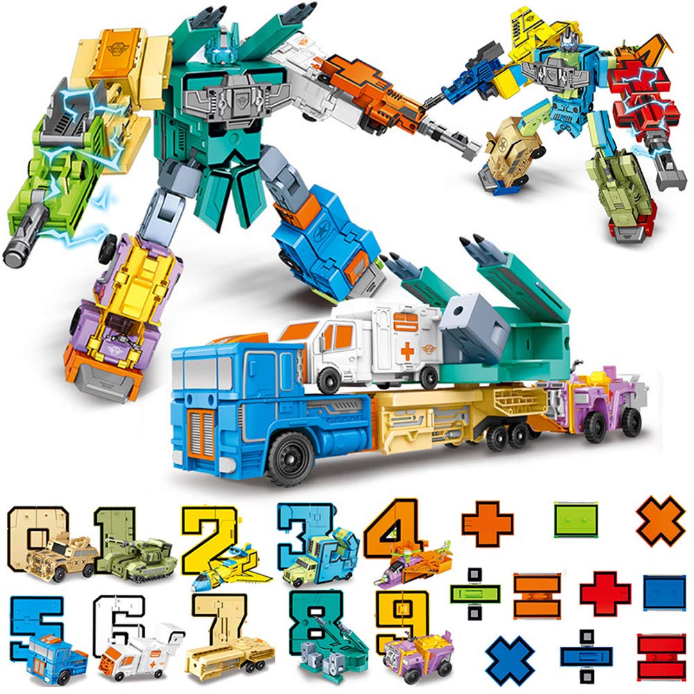 Cyeah Number Robot Math Robot Mathematical Toys For Kids Education 20 Pieces