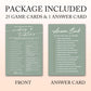 Bridal Shower Games Cards, Wedding Traditions Why Do We Do That, 25 Game Cards With 1 Answer Card, Engagement Party Wedding Game