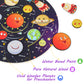 Zeoddler Upgrated Solar System Puzzle, Kids Toys For 3-6, Wooden Space Toys For Kids, Planets For Kids Preschool Learning Activities, Gift For Boys, Girls