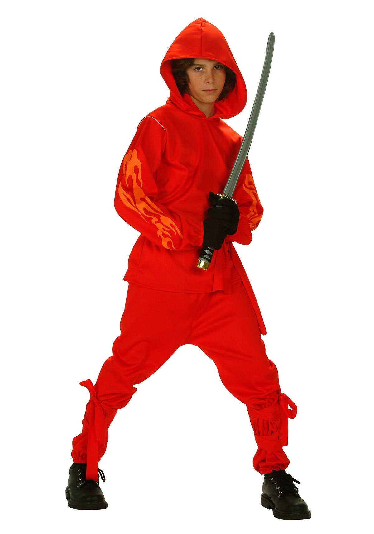 Rg_costumes Boys Flaming Ninja-chd Small Black Small