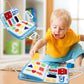 Esjay Toddler Busy Board Montessori Toys, Sensory Board Educational Activities For Learning Fine Motor Skills, Gifts For Girls B