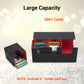 Foteemo Card Deck Box For Mtg, 3 In 1 Commander Deck Box Magic The Gathering Deck Box Trading Card Deck Storage Box Holding 300+