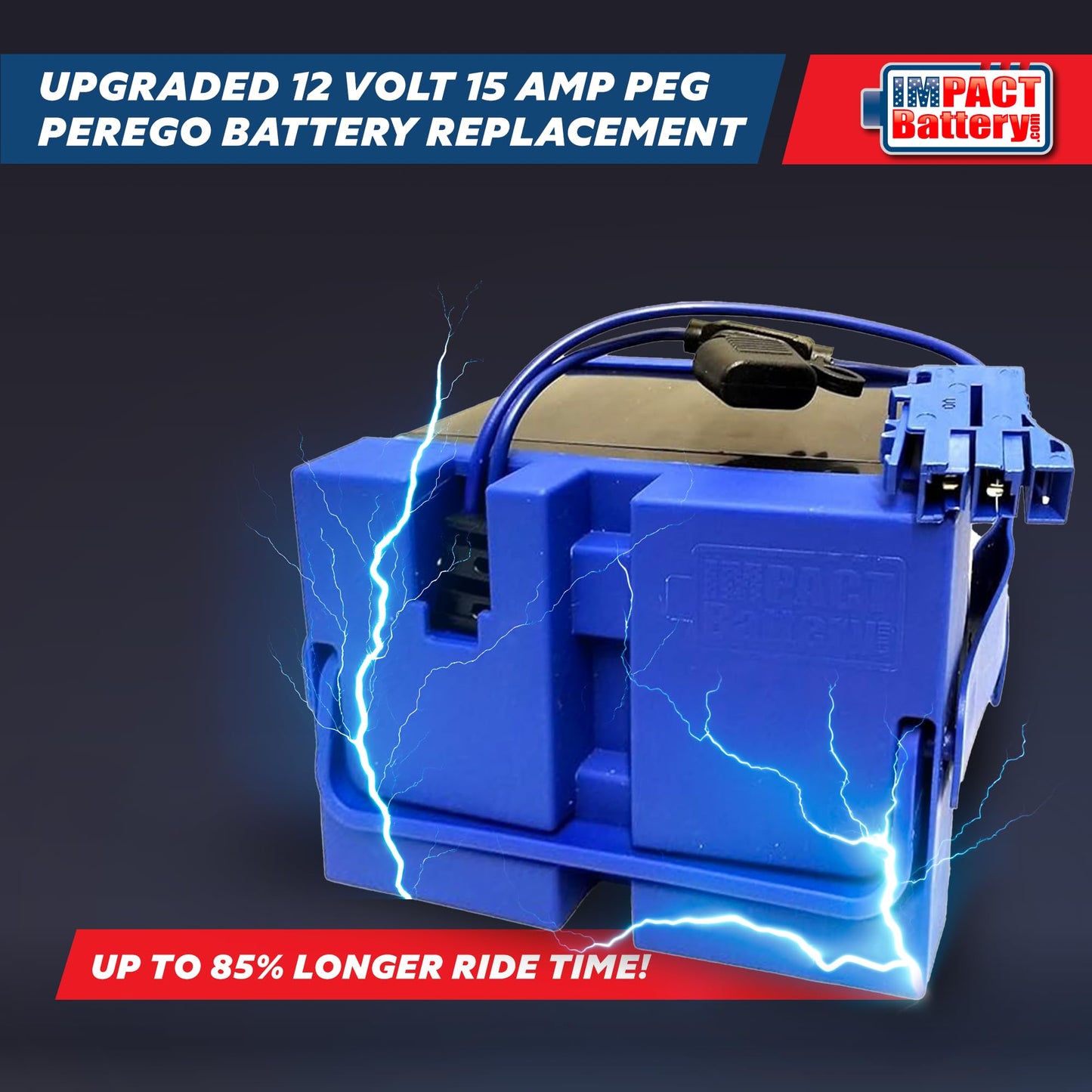 Replacement 12 Volt Battery for Peg Perego John Deere Tractor Toys - Peg Perego John Deere Tractor Ride On Battery, John Deere P