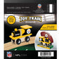 Masterpieces Nfl Pittsburgh Steelers Real Wood Toy Train, For Ages 3+, Black