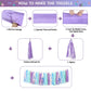 Mermaid Birthday Party Decorations Supplies Banner Tassel Garland Bubble Garland Hanging Jelly Fish Paper Lanterns Balloons Cake Topper Mermaid Happy Birthday Decorations For Kids Girls Women
