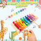 Lovestown Wooden Xylophone Musical Toy, 8 Rainbow Keys, 2 Mallets, Educational Instrument For Toddlers