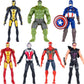 Muksse 14 Pcs Big Set Superhero Action Figures - Collectible Models 6.5-Inches Tall, Exclusive Set Superhero Toys, For Kids, Fig